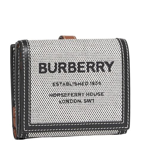 Womens Burberry black Horseferry Print Folding 